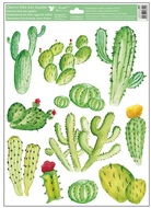 Decorative Window Cling – Light Cacti Loose