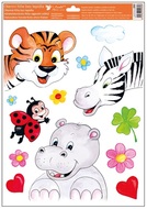 Decorative Window Cling – Hippo