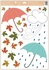 Decorative Window Cling – Two Umbrellas
