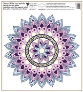 Decorative Window Cling – Yellow Mandala