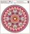 Decorative Window Cling – Red Mandala
