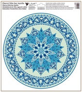 Decorative Window Cling – Blue Mandala