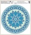 Decorative Window Cling – Blue Mandala