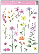 Decorative Window Cling – Meadow Flowers