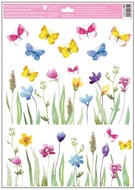 Decorative Window Cling – Butterflies and Tulips