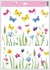 Decorative Window Cling – Butterflies and Tulips