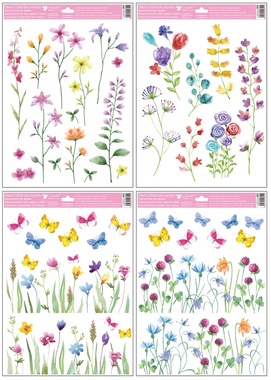 Window Clings Spring Meadow 30 x 42 cm