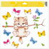 Decorative Window Cling – Kitten on a twig