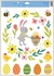 Decorative Window Cling – Bunny with a Basket