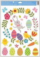 Decorative Window Cling – Cheerful Bunny