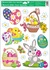 Decorative Window Cling – Basket with Flowers