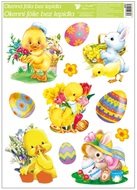 Decorative Window Cling – Rabbit with a Cap