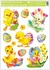 Decorative Window Cling – Chicken with a blue Hat