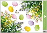 Decorative Window Cling – Flowers with a Butterfly