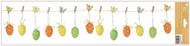 Decorative Window Cling – Yellow-green Eggs on a String