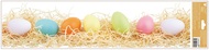 Decorative Window Cling – Single-colored Eggs