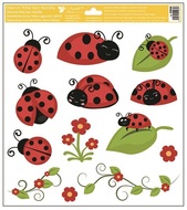 Decorative Window Cling – Sleeping Ladybugs