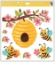 Decorative Window Cling – Bee Hive