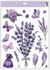 Decorative Window Cling – Large Lavender with Bag
