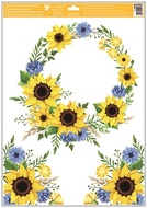 Decorative Window Cling – Wreath