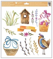 Decorative Window Cling – With Birdhouse
