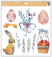 Decorative Window Cling – Sitting Bunny