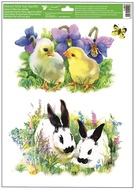 Decorative Window Cling – Two Chicks