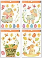 Window Cling with Glitter Easter 30 x 42 cm