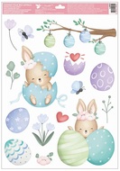 Decorative Window Cling – Easter bunny in an egg
