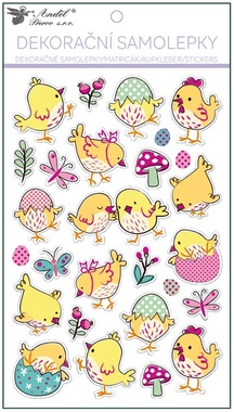 Chicks Stickers Plastic 14.5 x 25 cm