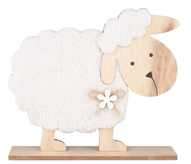 Wooden Sheep for standing 20 x 15 x 5 cm