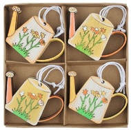 7129 Konev dřevěn&aacute; žlut&aacute; 6,5 x 4 x 0,5 cm na zavě&scaron;en&iacute;, 8 ks v krabičce-2