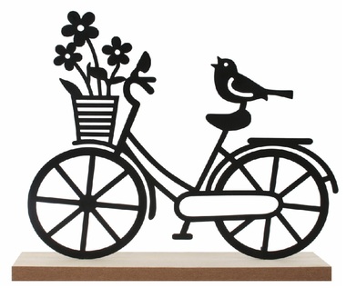Metal Bike 21 x 17 x 4 cm on a stand