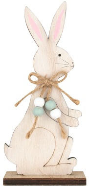 Standing Wooden Rabbit 20 cm