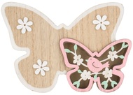 Standing Wooden Butterfly 10 cm