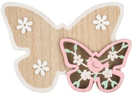 Standing Wooden Butterfly 10 cm