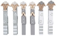 Peg with Sheep 8,6 cm, 6 pcs