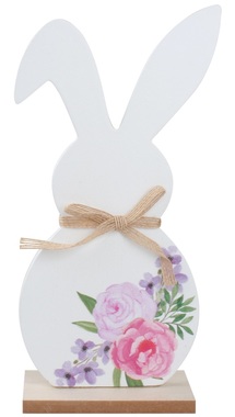 Standing Wooden Rabbit 23 cm