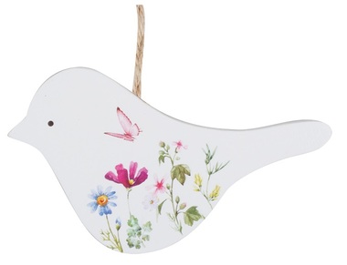 Hanging Wooden Bird 13,5 cm