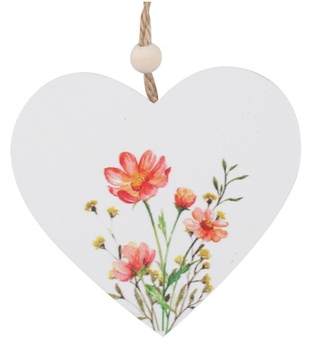 Hanging Wooden Heart 10 cm