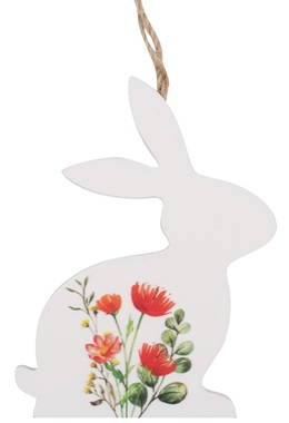 Hanging Wooden Rabbit 12 cm