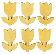 7480 Tulipány dřevěné na kolíčku 4 cm, 6 ks v sáčku-1