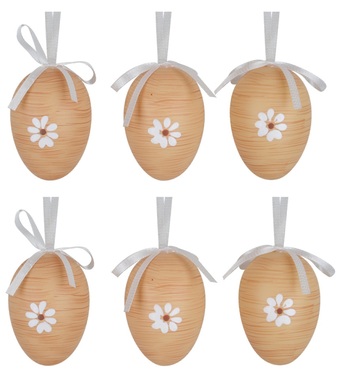 Hanging Eggs 6 cm, 6 pcs 