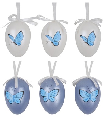 Hanging Eggs 6 cm, 6 pcs