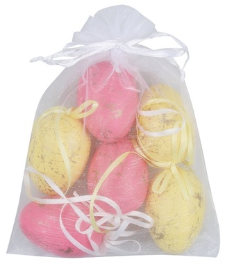6cm 6pcs in organza bag