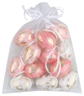 4cm, 12pcs in organza bag