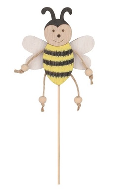 Bee 6.5 x 7 cm + stick