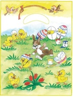 Plastic Bag 36x27,5x4 cm, Easter theme