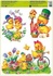 Decorative Window Cling – Chicks with Hats and Easter Garden