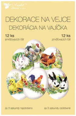 Shrink Egg Deco Pets 12 pcs
